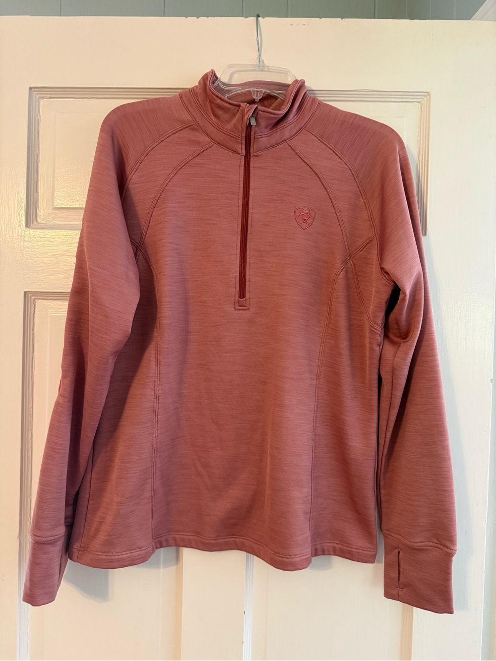 Ariat Women's Twilight Mauve Tek Team 1/2 Zip Sweatshirt